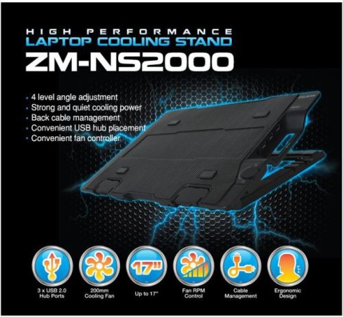 Zalman ZM-NS2000 notebook hűtő