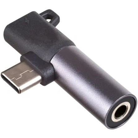 Akyga  AK-AD-62 USB-C -> Jack stereo 3,5mm (3pin) USB-C M/F adapter
