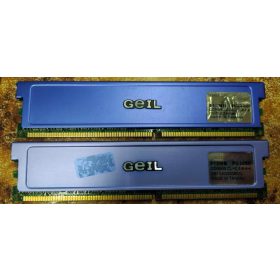 1GB (2x512MB) GeIL DDR 400MHz memória (használt)