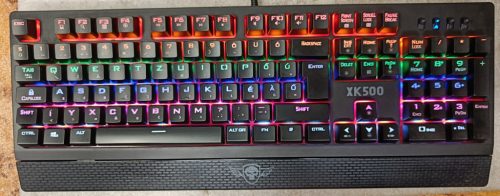 Spirit Of Gamer K500 mechanikus gamer RGB billentyűzet (használt)
