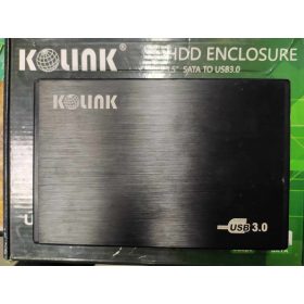   Kolink 3,5" külső ház + 500GB Toshiba merevlemez (használt)